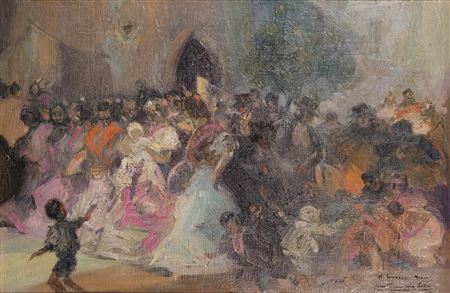 Sample artwork by Andres Martinez de Leon (1895 - 1978), known for painting - View similar artists and auction records