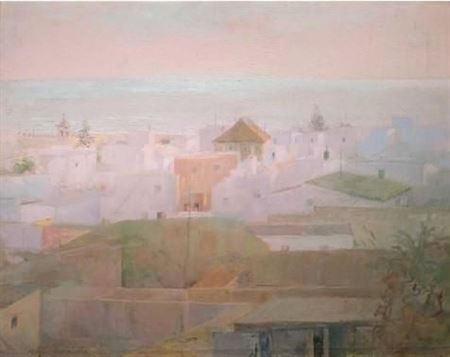 Azoteas by Joaquin Saenz - Auction record, sale price, and art valuation. Compare with similar artists and explore comparable artworks.