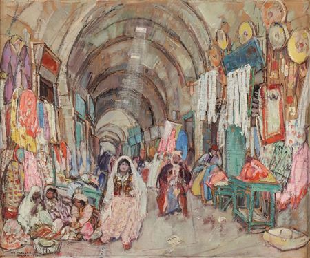 "Market bazaar, Baghdad -1933"