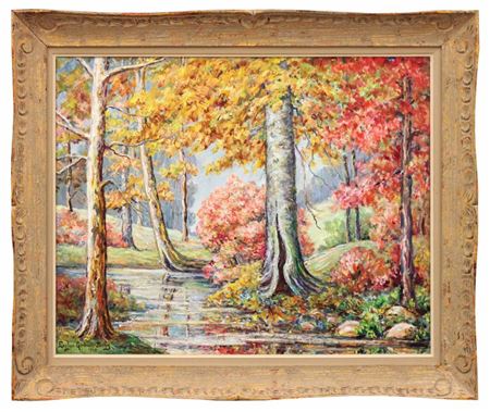 Along Billy Creek by Evalyn Gertrude James - Auction record, sale price, and art valuation. Compare with similar artists and explore comparable artworks.