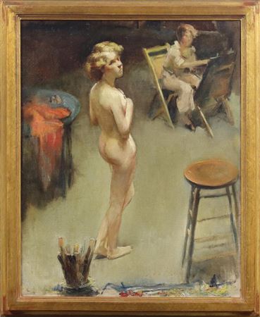 Studio Light by Elmer Taflinger - Auction record, sale price, and art valuation. Compare with similar artists and explore comparable artworks.