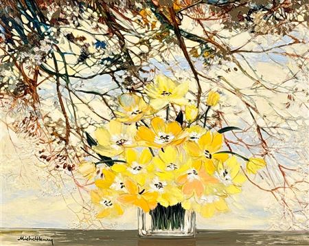 Tulipes D'or, Still Life Of Yellow Tulips