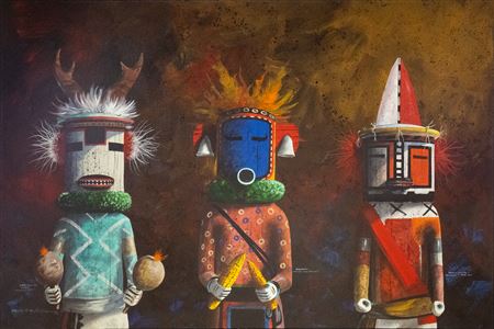 Untitled (Katsina Dolls) by Michael C McCullough - Auction record, sale price, and art valuation. Compare with similar artists and explore comparable artworks.