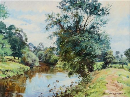 'TREES BY THE RIVER'