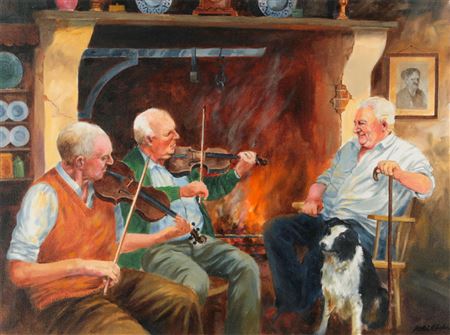 Sample artwork by Noel Shaw (20th century), known for genre painting - View similar artists and auction records
