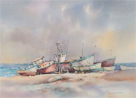'BEACHED BOATS'