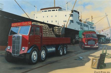 'UNLOADING THE BOAT' by David Briggs - Auction record, sale price, and art valuation. Compare with similar artists and explore comparable artworks.