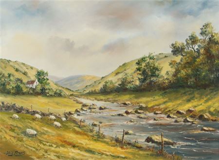 Sample artwork by David Peters, known for painting - View similar artists and auction records