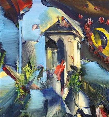 Tower in Vál by Ignac Kokas - Auction record, sale price, and art valuation. Compare with similar artists and explore comparable artworks.