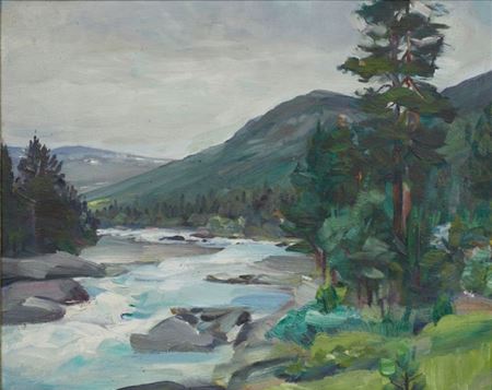 Untitled (River Valley in Norway, Bergen)