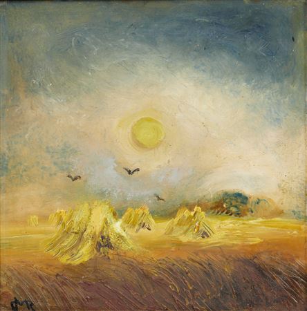 Pale Sun over Fischerhude Straw Stacks by Mietje Bontjes van Beek - Auction record, sale price, and art valuation. Compare with similar artists and explore comparable artworks.