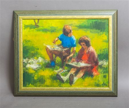 Malende Kinder by Szilard Ivan - Auction record, sale price, and art valuation. Compare with similar artists and explore comparable artworks.