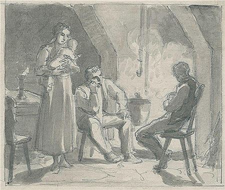 Family in a kitchen by the fire by Franz Hegi - Auction record, sale price, and art valuation. Compare with similar artists and explore comparable artworks.