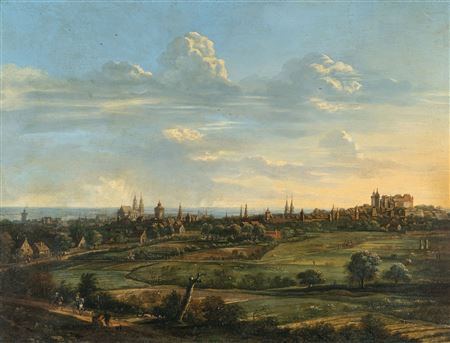 View of the city of Nuremberg from the north-east
