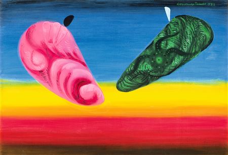 Suspended Above the Horizon (Daylight), 1983 by Tamas Lossonczy - Auction record, sale price, and art valuation. Compare with similar artists and explore comparable artworks.