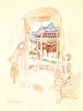 Rendezvous in the Tabán (Views from Buda Castle, Bachelors Pad at Kereszt Square)