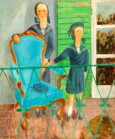 Sample artwork by Gyorgy Fenyo (1904 - 1978), known for painting - View similar artists and auction records