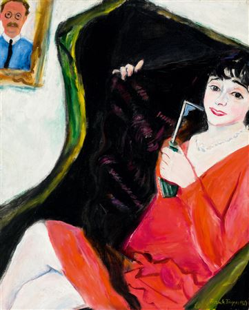 Sample artwork by Frigyes Frank (1880 - 1955), known for painting and ceramic art - View similar artists and auction records