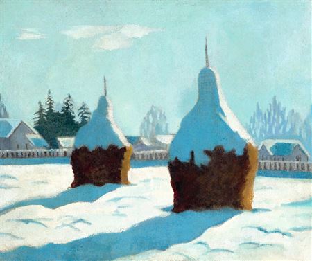 Winter Silence at Nagybánya