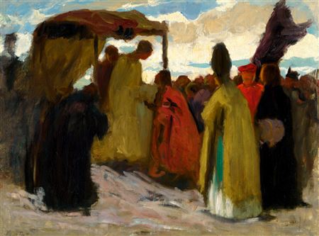 King Matthias Welcomes Beatrix, 1900s