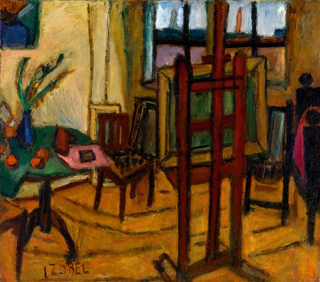 Studio Interior with Sailboats, c. 1922