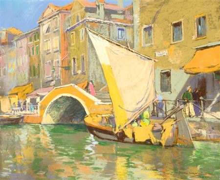 Sample artwork by Istvan Halasi-Horvath (1904 - 1994), known for painting - View similar artists and auction records