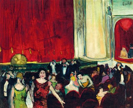 In the Theather (Paris), 1930's