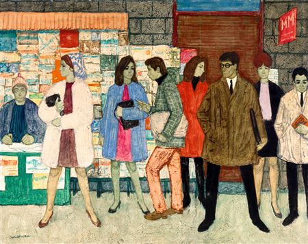 Street Scene in Budapest, 1966