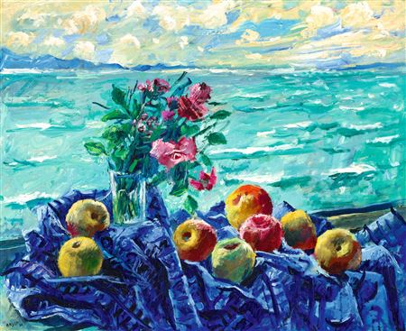 View from the Summer House by Lake Balaton, 1936