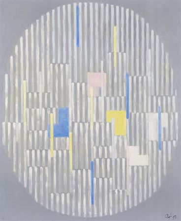 Composition #124, blanc. 1959.