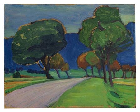 Road to Weilheim , 1908