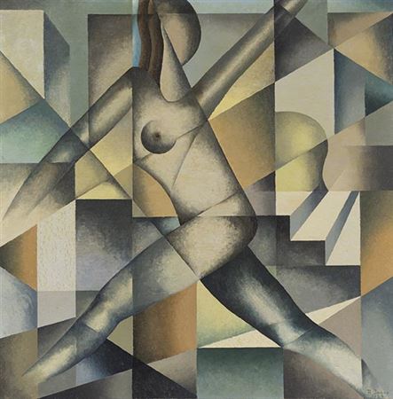 Schreitende. 1927 by Rudolf Jahns - Auction record, sale price, and art valuation. Compare with similar artists and explore comparable artworks.
