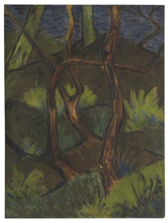 Forest Landscape with Lake
