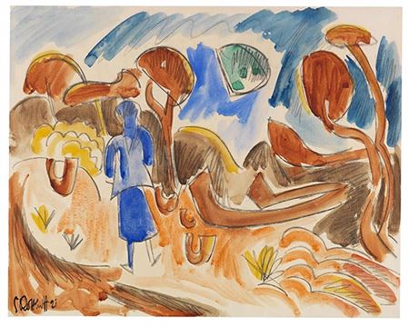 Girls in the Heath , 1921
