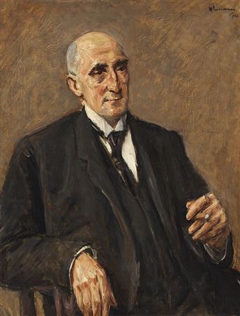 Portrait of the textile manufacturer Carl Lewin , 1922