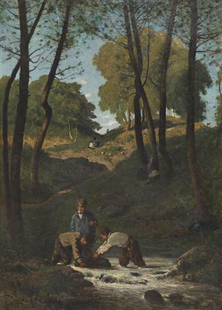 Chercheurs d'écrevisses (crayfish fisherman)