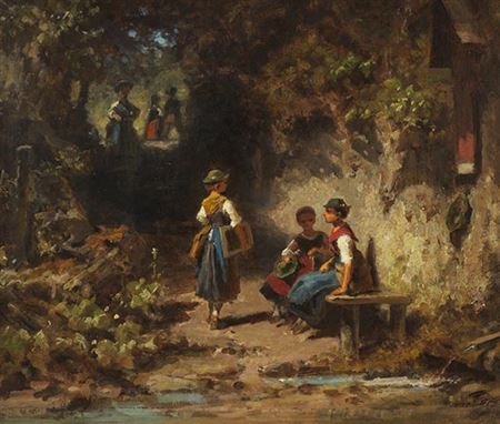 Schoolgirl in the Forest