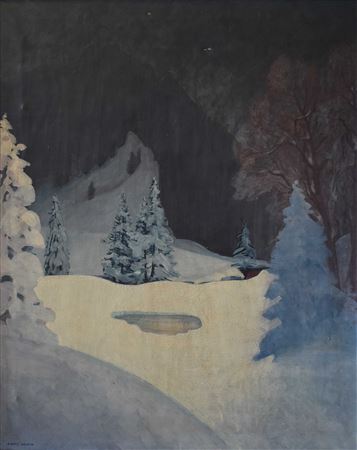 Sample artwork by Franz Herff (20th Century), known for painting - View similar artists and auction records