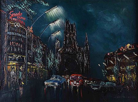 "Kuhdamm bei Nacht" by Rene Graetz - Auction record, sale price, and art valuation. Compare with similar artists and explore comparable artworks.