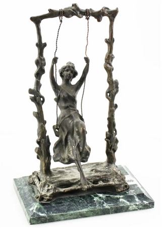 Girl on Swing