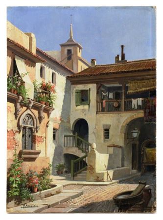 Sunlit Courtyard