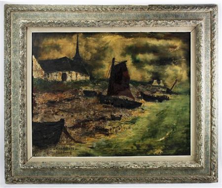 Fishing Boats on Shore, Penerf France