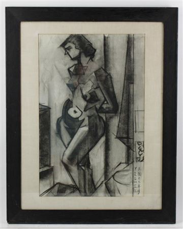 Modernist standing nude