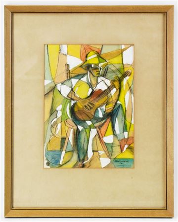 Portrait of Guitarist