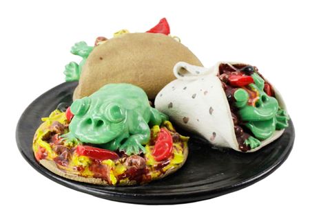 Frog Pizza, Taco, Burrito