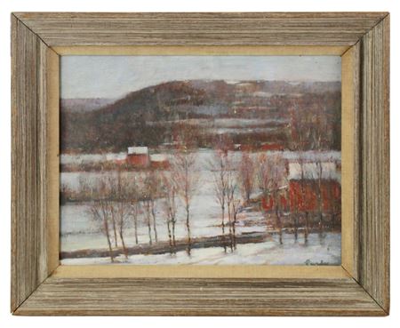 Winter Farm Scene