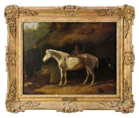 Man with Horse and Dog