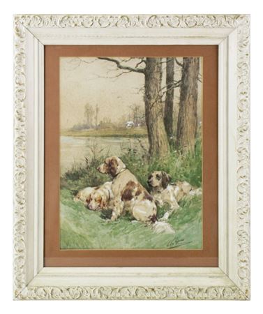 Hunting Dogs at Rest
