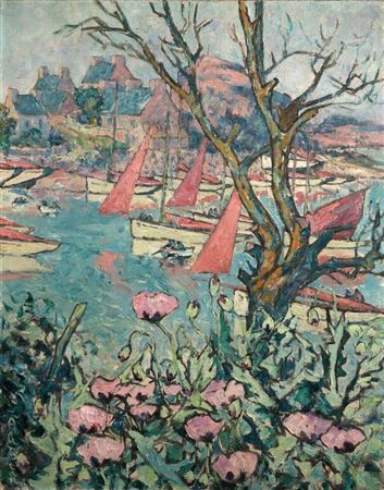 Loguivy, the pink sails