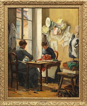 "Couturières" (Schneiderinnen). Originaltitel